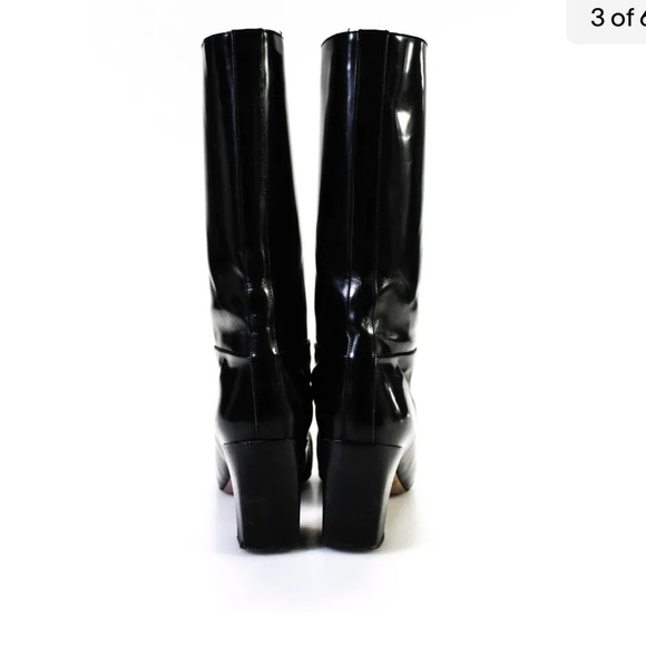 SOLD Authentic Chloe Black Italian Leather Beautiful Boots Good Condition - Picture 5 of 12